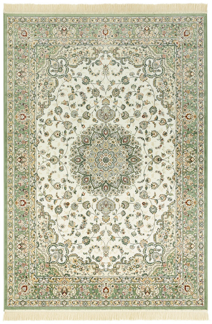 Kusový koberec Naveh 104379 Ivory/Green 135x195 cm