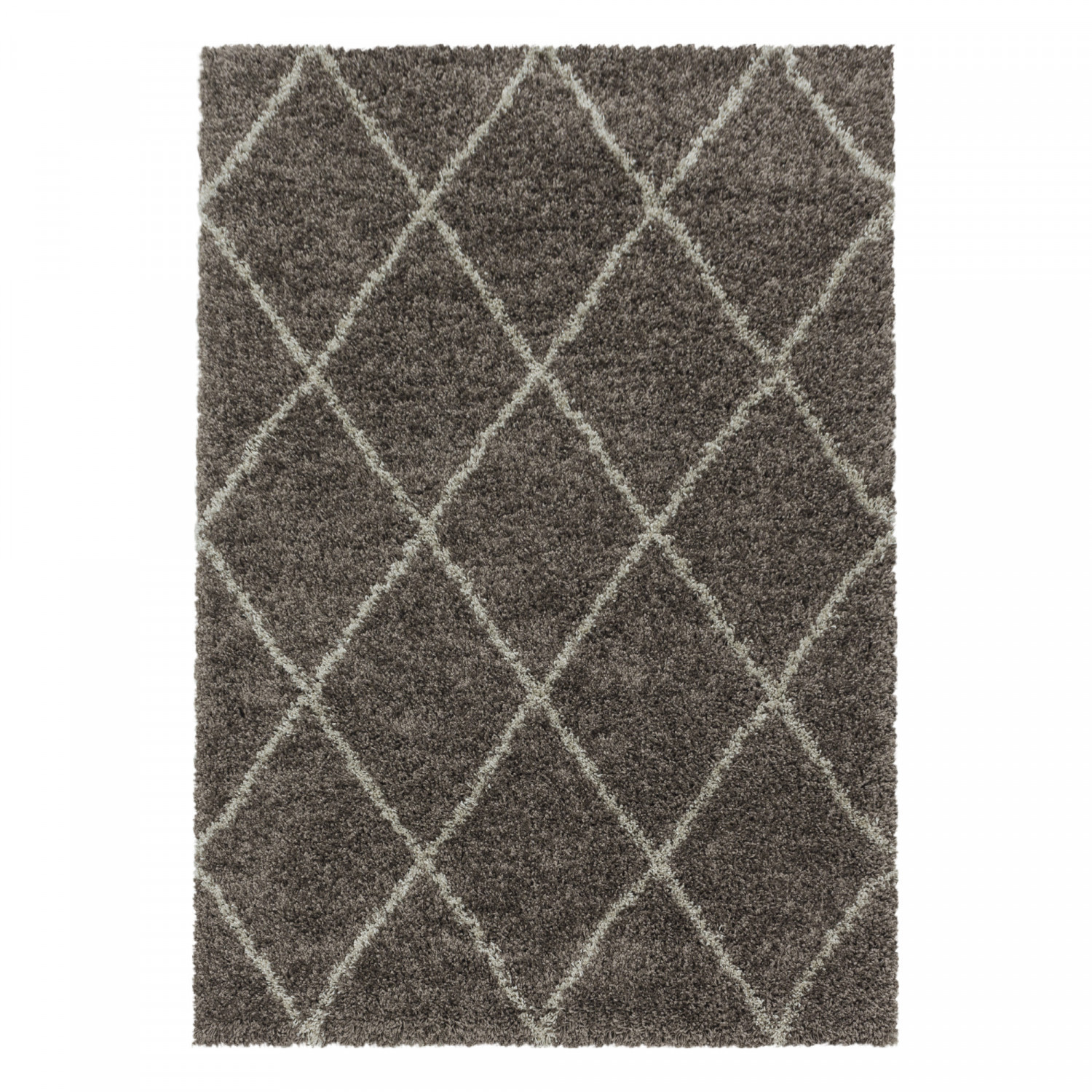 Kusový koberec Alvor Shaggy 3401 taupe 160x230 cm