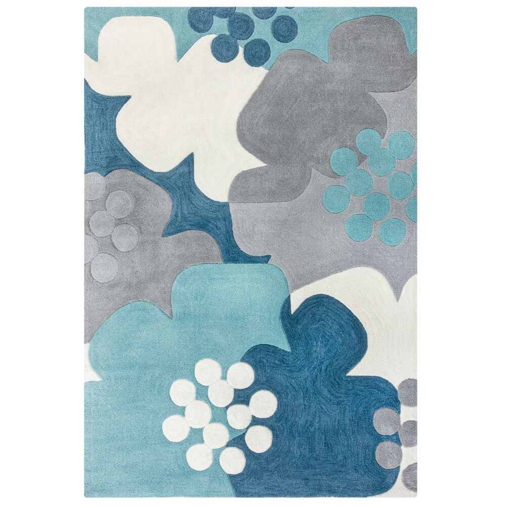 Kusový koberec Zest Retro Floral Blue 120x170 cm