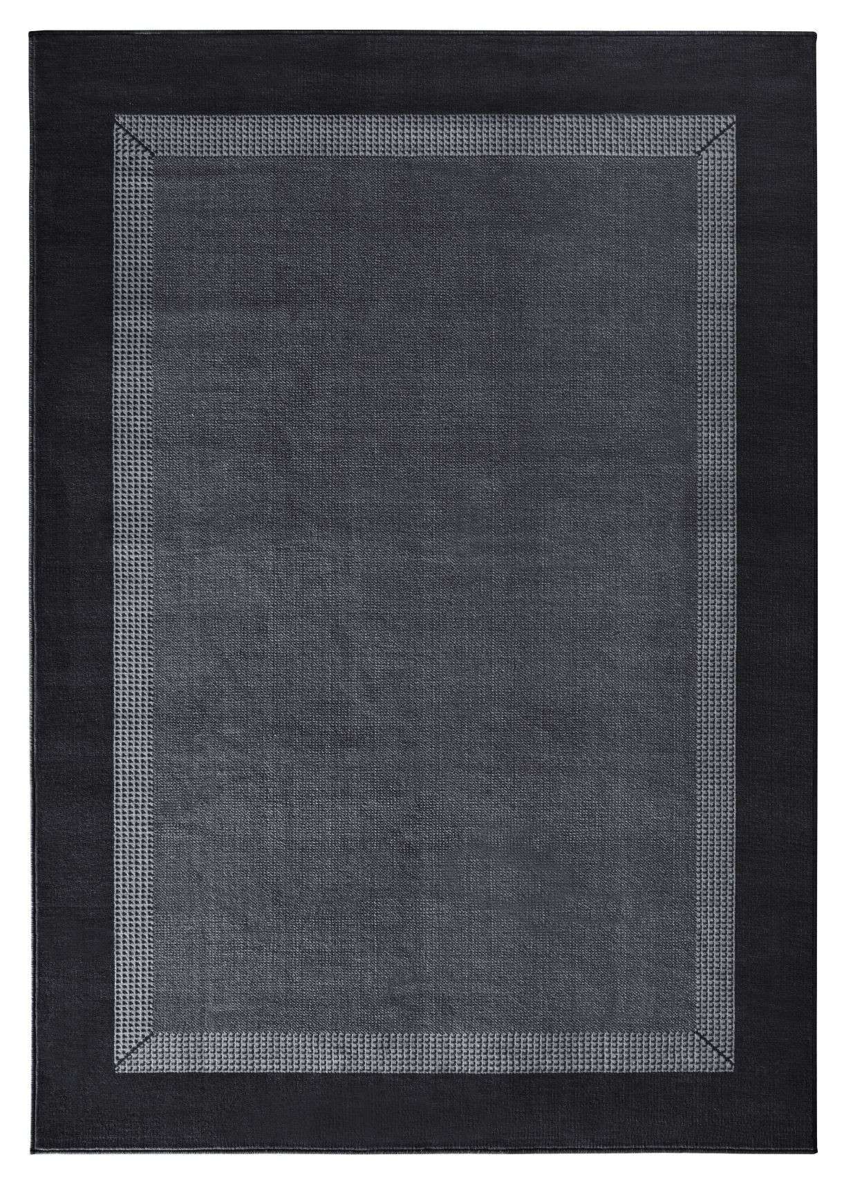 Kusový koberec Basic 105486 Black 160x230 cm