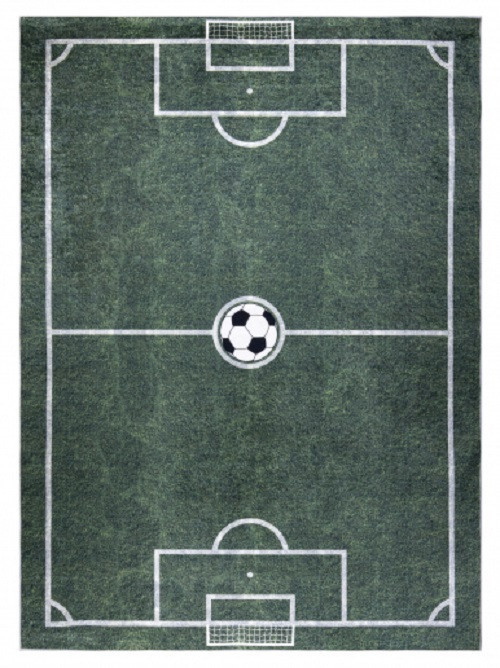 Dětský kusový koberec Bambino 2138 Football green 200x290 cm