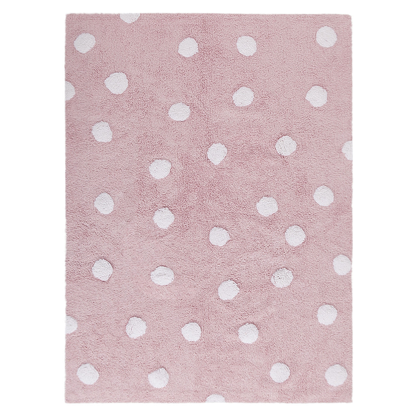 Pro zvířata: Pratelný koberec Polka Dots Pink-White 120x160 cm