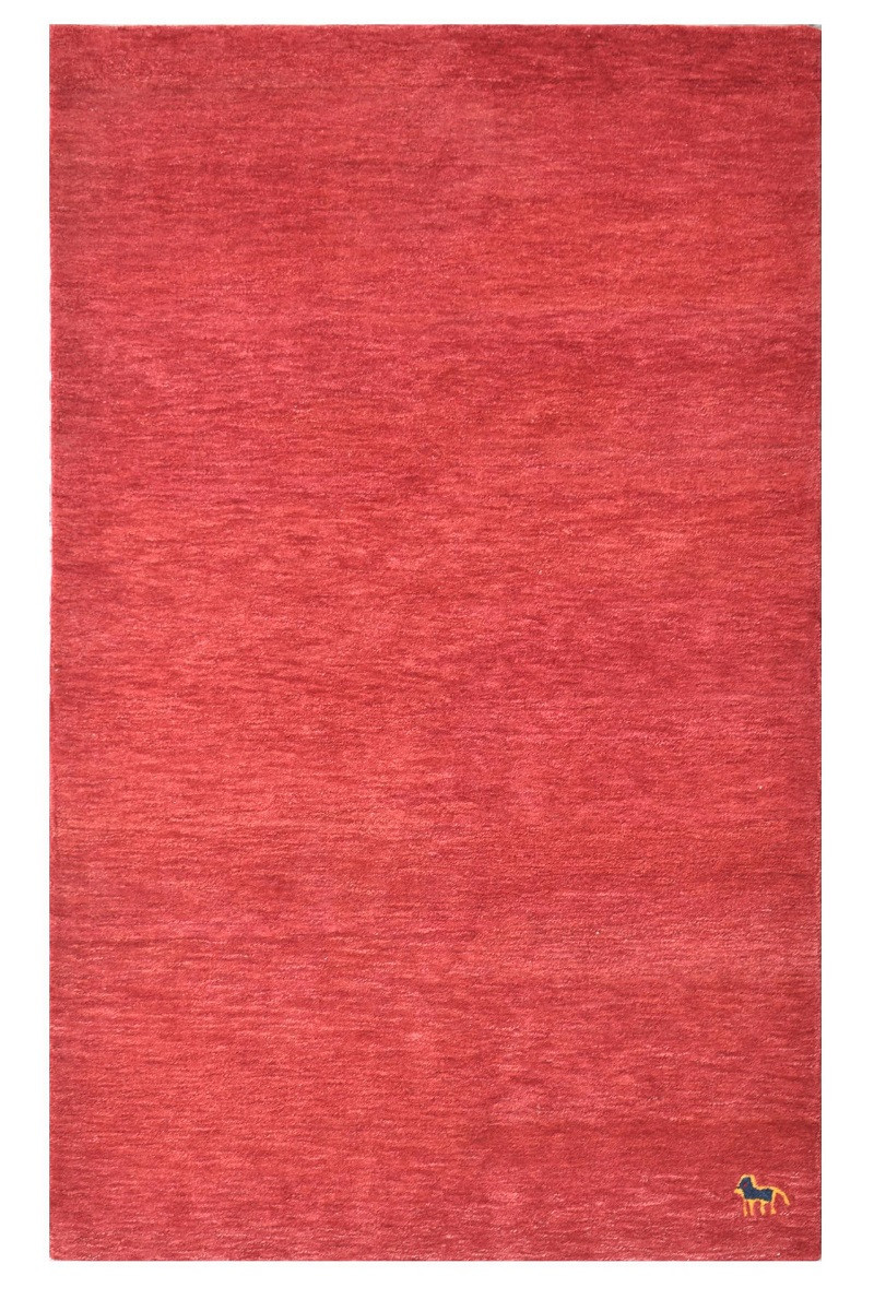 Ručně všívaný kusový koberec Asra wool red 120x170 cm