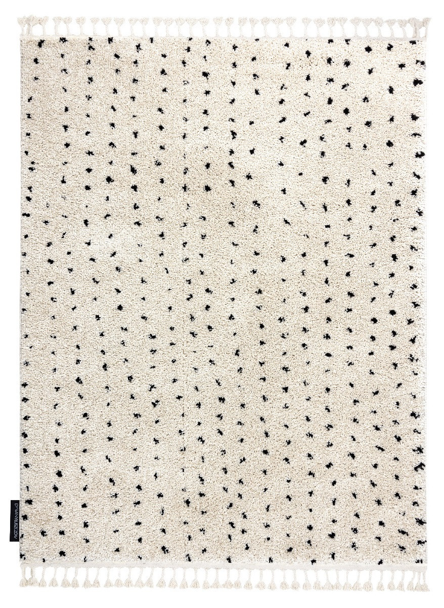 Kusový koberec Berber Syla B752 dots cream 140x190 cm