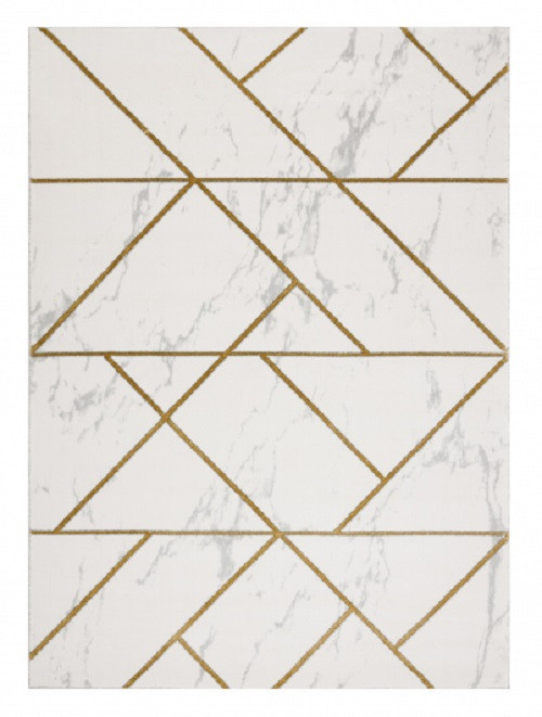 Kusový koberec Emerald geometric 1012 cream and gold 120x170 cm