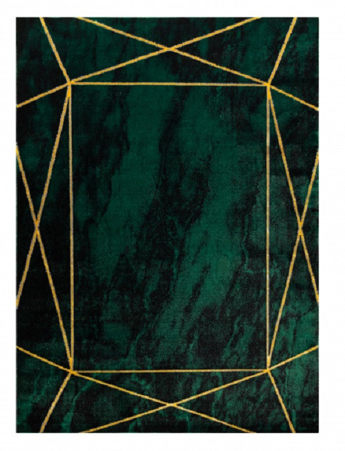 Kusový koberec Emerald 1022 green and gold 120x170 cm