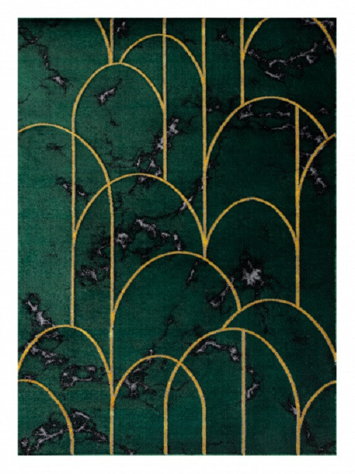 Kusový koberec Emerald 1016 green and gold 200x290 cm