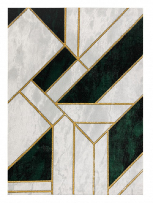 Kusový koberec Emerald 1015 green and gold 200x290 cm