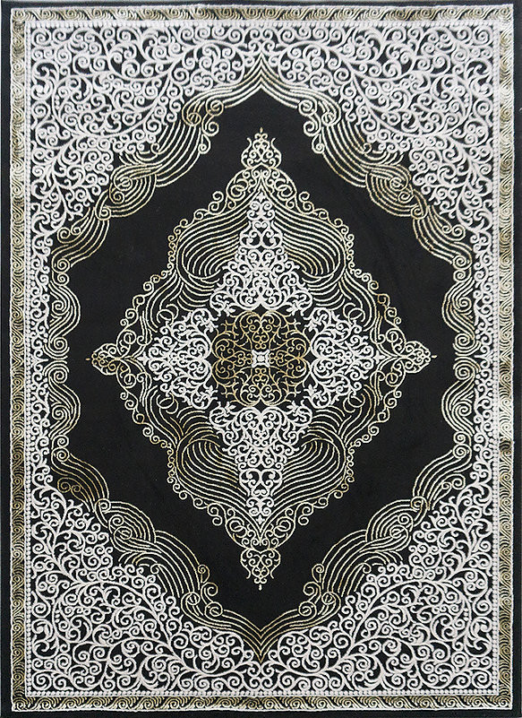 Kusový koberec Elite 3935 Black Gold 160x220 cm