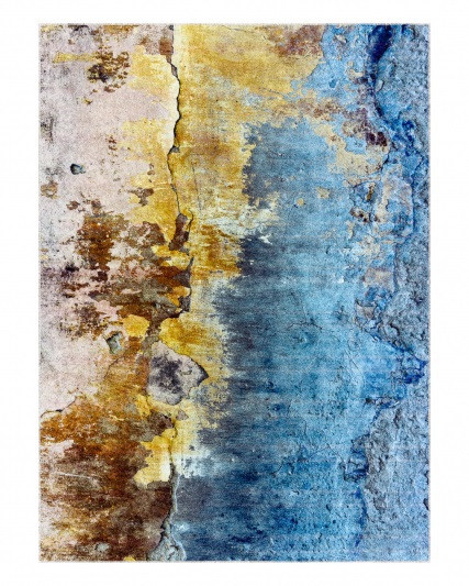 Kusový koberec Miro 51709.803 blue / gold 160x220 cm