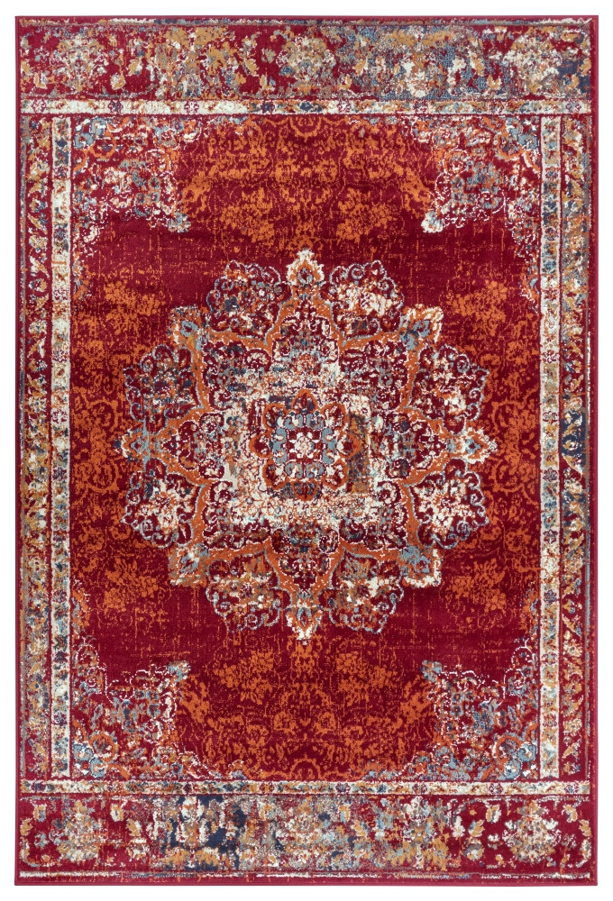 Kusový koberec Luxor 105638 Maderno Red Multicolor 160x235 cm