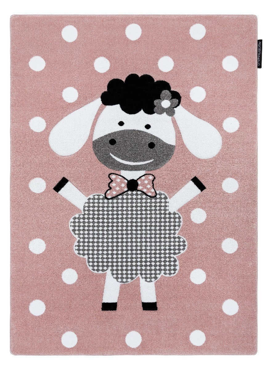 Dětský kusový koberec Petit Dolly sheep pink 160x220 cm