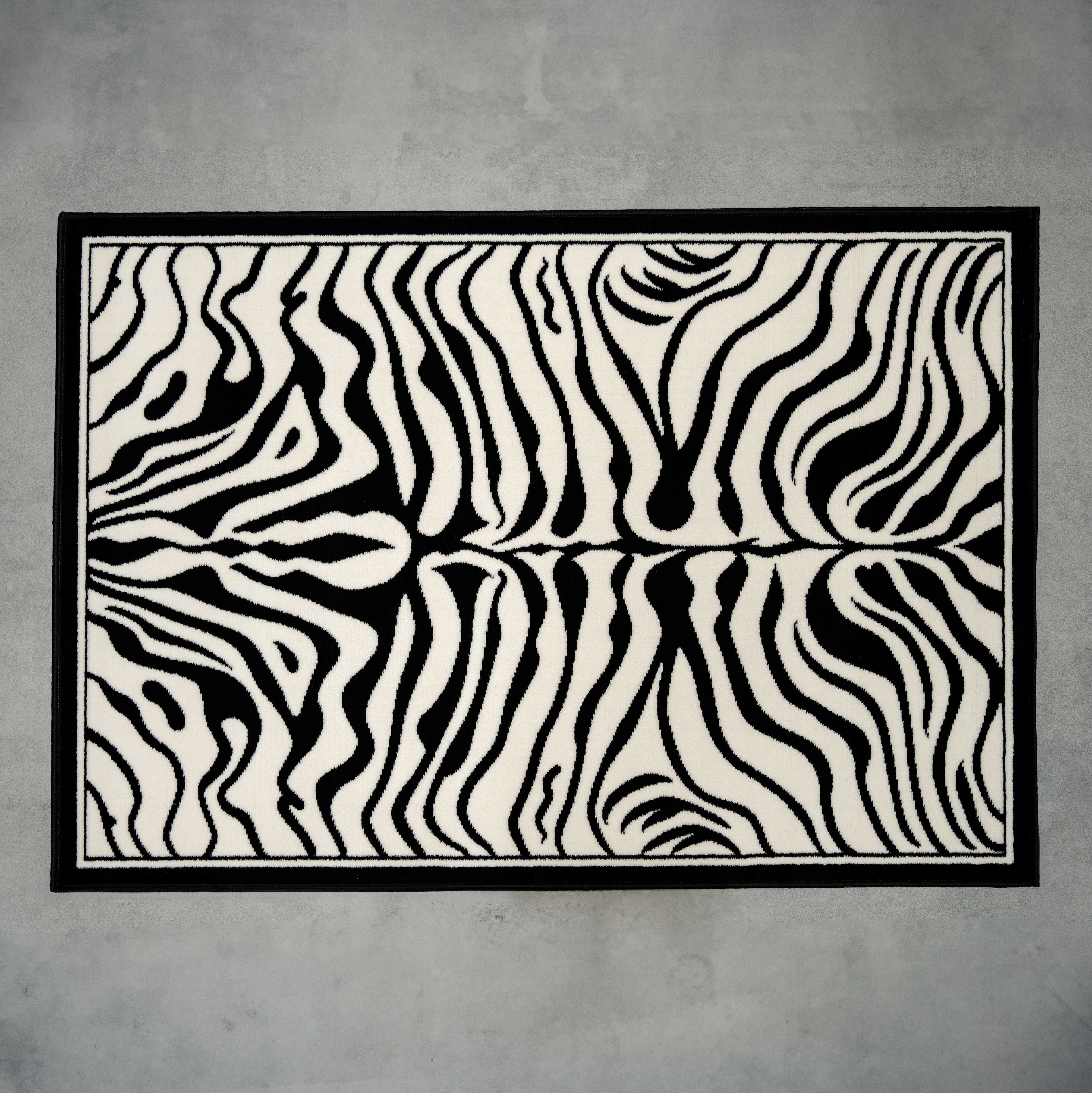 Kusový koberec Zebra black/white 120x170 cm