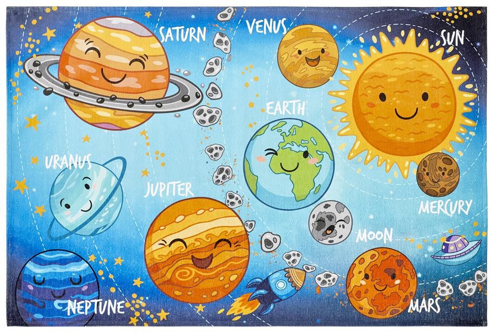 Dětský koberec vesmír Torino Kids TOK230/solar system 120x170 cm