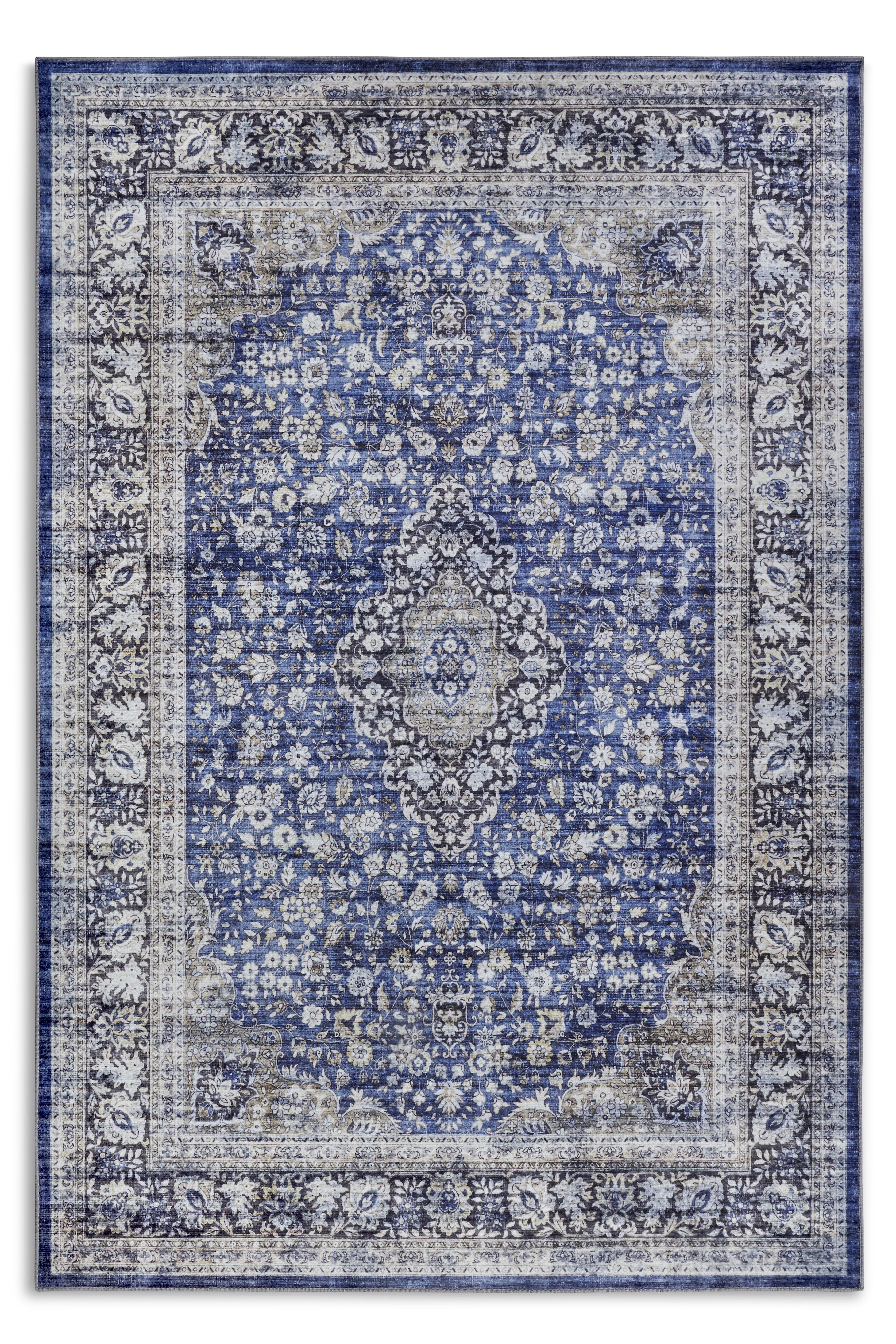 Kusový koberec Asya 106039 Dark blue, Cream 120x160 cm