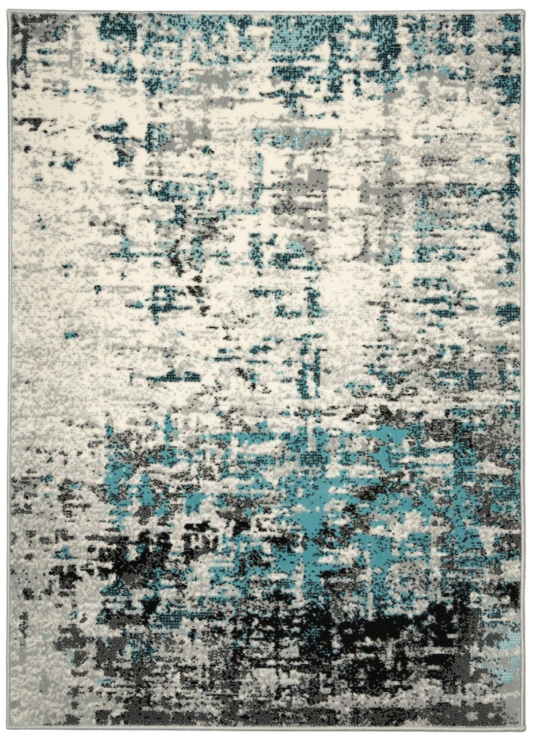 Kusový koberec Beton blue 60x110 cm