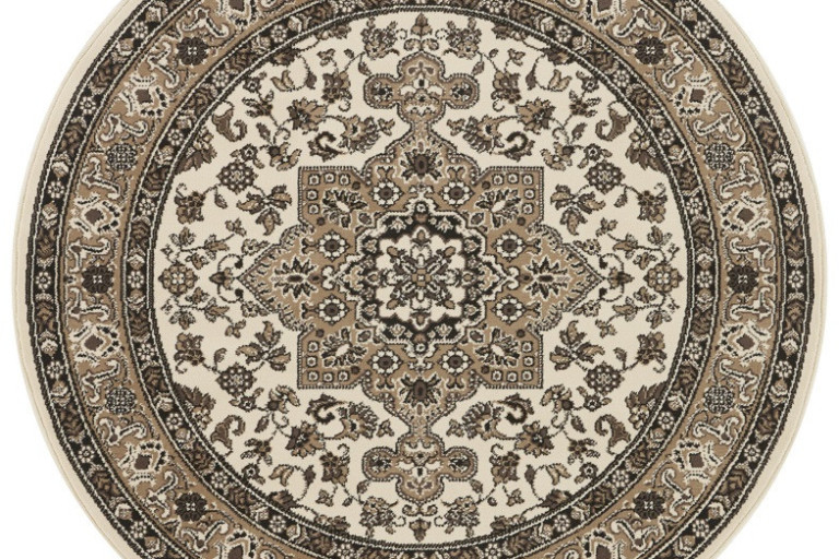 Kruhový koberec Mirkan 104105 Beige