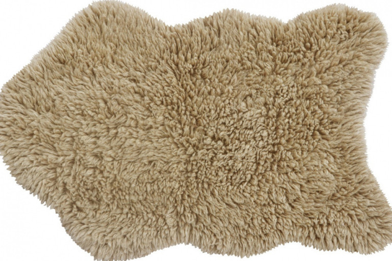 Vlněný koberec Woolly - Sheep Beige