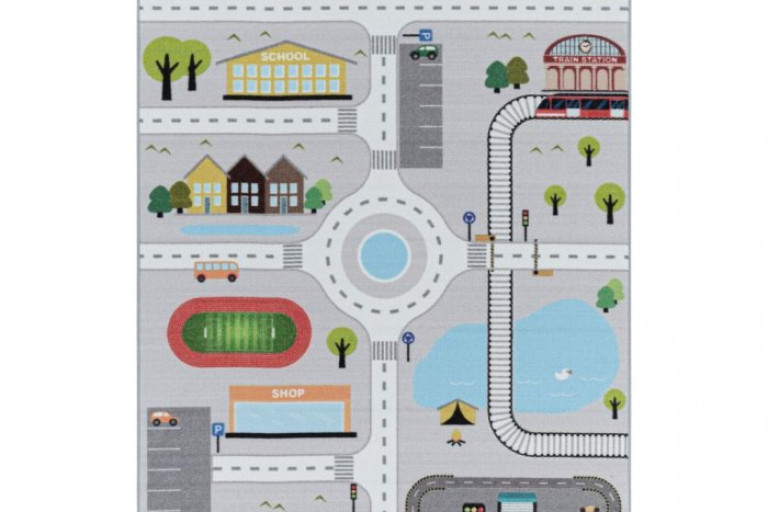 Dětský koberec Play 2902 grey