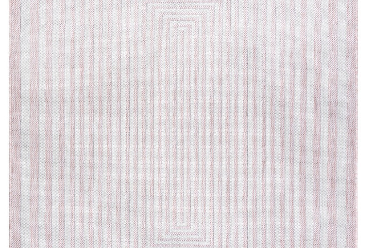 Kusový koberec Sion Sisal Labirinth 22376 pink/ecru – na ven i na doma