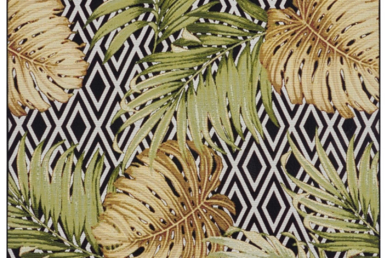 Kusový koberec Flair 105611 Diamonds and Leaves Multicolored – na ven i na doma