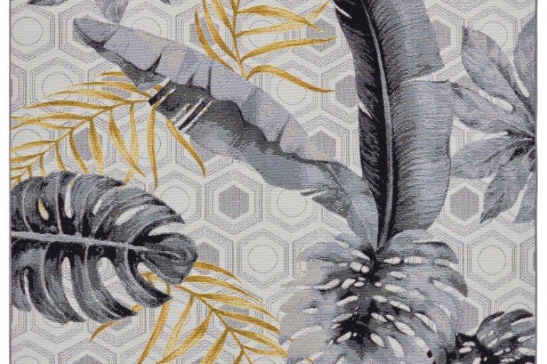 Kusový koberec Flair 105612 Gold Leaves Multicolored – na ven i na doma