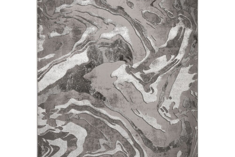 Kusový koberec Eris Marbled Silver