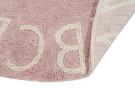 Ručně tkaný kusový koberec Round ABC Vintage Nude-Natural