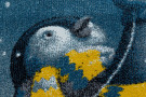 Dětský kusový koberec Funny 2110 blue