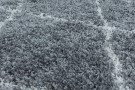 Kusový koberec Alvor Shaggy 3401 grey kruh