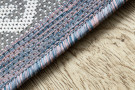 Kusový koberec Sion Sisal Aztec 3007 blue/pink/ecru – na ven i na doma