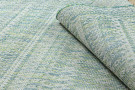 Kusový koberec Sion Sisal Aztec 22184 green/blue/ecru – na ven i na doma