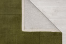 Kusový ručně tkaný koberec Tuscany Textured Wool Border Green