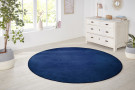 Kusový koberec Nasty 104447 Darkblue kruh
