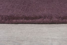 Kusový ručně tkaný koberec Tuscany Textured Wool Border Purple