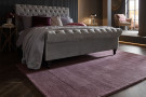 Kusový ručně tkaný koberec Tuscany Textured Wool Border Purple