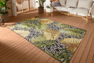 Kusový koberec Flair 105611 Diamonds and Leaves Multicolored – na ven i na doma