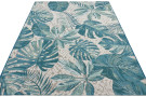 Kusový koberec Flair 105618 Tropical Leaves Turqouise – na ven i na doma