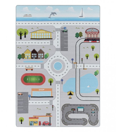 Dětský koberec Play 2902 grey