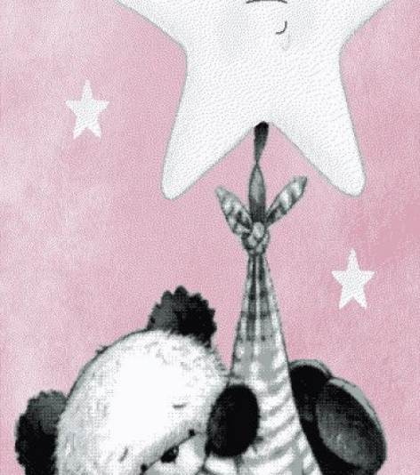 Dětský koberec Kiddo A1083 pink