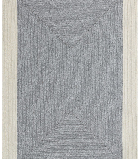 Kusový koberec Braided 105555 Grey Creme – na ven i na doma