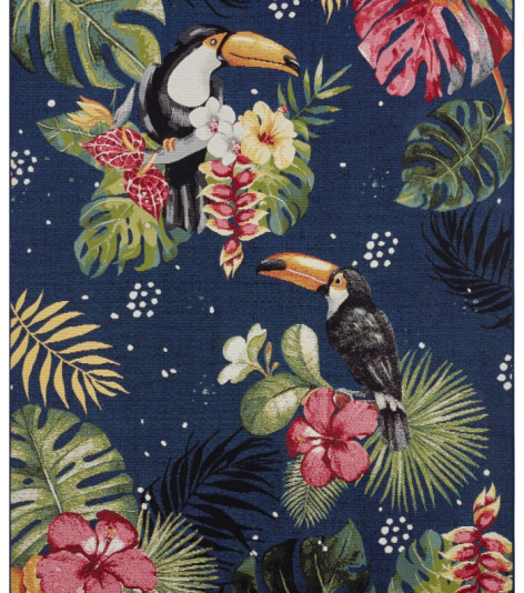 Kusový koberec Flair 105609 Tropical Dream Blue Multicolored – na ven i na doma