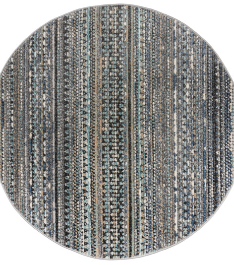 Kusový koberec Santiago Camino Blue kruh