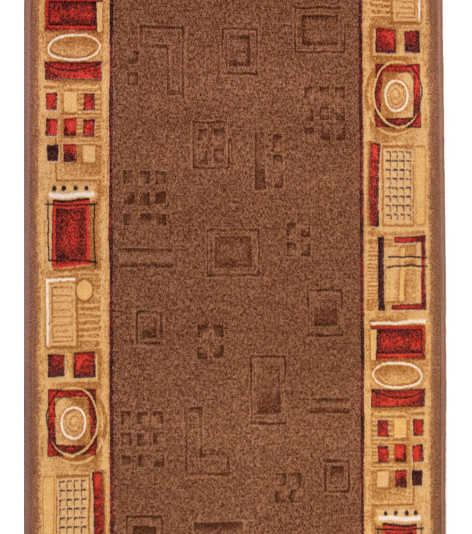 Metrážový běhoun Jena 44 - tmavě hnědá